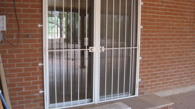 Security Bars On All Doors And Windows